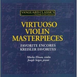 Mischa Elman - Violin Virtuoso Masterpieces  CD